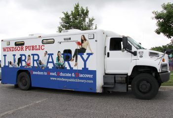 WPL is proud to announce the launch of it’s Bookmobile On Demand delivery service. If you’re interested in having your library materials dropped on your doorstep by our very own bookmobile, FRED, please email us or contact us by phone at 519-990-1517 with your name, library card number, address and phone number as well as a brief description of the types of materials you are interested in borrowing.