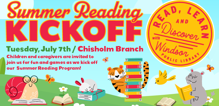 Summer Reading Kickoff Tuesday July 7