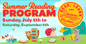 Summer Reading Program July 5 to September 5