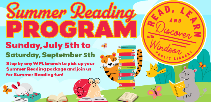 Summer Reading Program July 5 to September 5